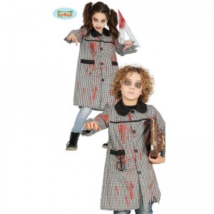 DISFRAZ BATA ENSANGRENTADA UNISEX T-5-6 87325