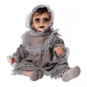 DISFRAZ BEBE HALLOWEEN GRIS  6-12 65774