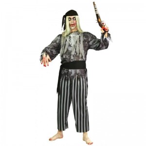 DISFRAZ ADULTO PIRATA FANTASMA T-M  80695