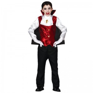 DISFRAZ VAMPIRO ROJO NEGRO  T.3-4 83172