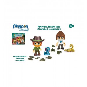 PINYPON ACTION PACK 2 WILD CON ANIMALES 700016607