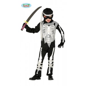 DISFRAZ ESQUELETO NINJA  ZOMBIE T. 7-9 87734