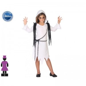 DISFRAZ FANTASMA NIÑA T-5-6 34883