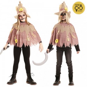 DISFRAZ PONCHO ESPANTAPAJAROS T. 3-4 707203-T00