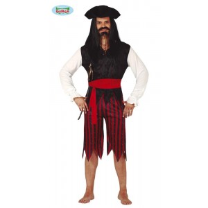 DISFRAZ ADULTO PIRATA HOMBRE T-L 86680