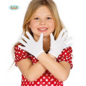 GUANTES BLANCOS INFANTILES 18CMS 16520