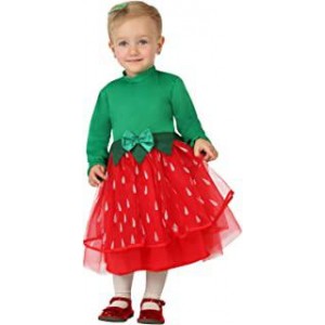 DISFRAZ BEBE FRESITA T-0-6 MESES 26805