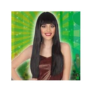 PELUCA LARGA MORENA 60CM 83694