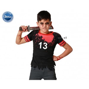 DISFRAZ JUGADOR RUGBY SANGRIENTO 5-6 71418