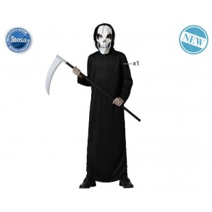DISFRAZ FANTASMA NEGRO 5-6 74490