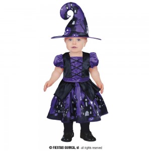 DISFRAZ BEBE BRUJA LILA 12 – 18 MESES 76106