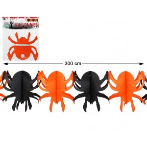 GUIRNALDA HALLOWEEN  ARAÑAS 300CM 41289
