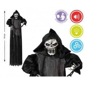 COLGANTE  CALAVERA 85X8X110CM LUZ/SONIDO 66672