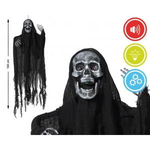COLGANTE CALAVERA 100X92X16CM LUZ/SONIDO 66688