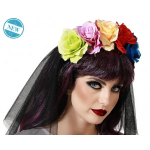 DIADEMA CATRINA HALLOWEEN 75003