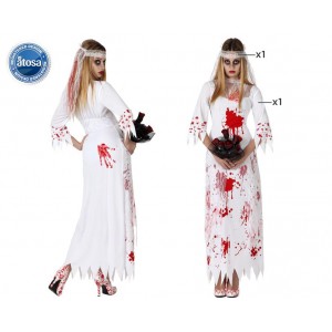 DISFRAZ ADULTO NOVIA SANGRIENTA XL 14929