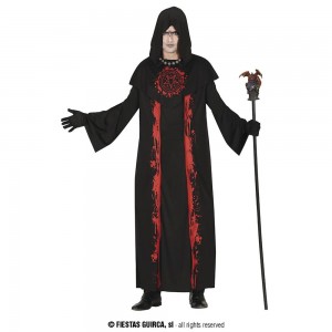 DISFRAZ ADULTO TUNICA SATANICO, 52 – 54 (L) 79755