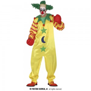 DISFRAZ ADULTO PAYASO LOCO, 52 – 54 (L) 79757