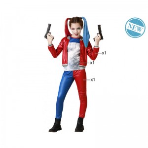 DISFRAZ ARLEQUIN  HALLOWEEN AZUL 5-6 75041