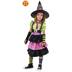 DISFRAZ BRUJA DESIGUAL T-5-6 S8870-M