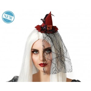 DIADEMA BRUJA ROJO 74690