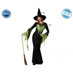 DISFRAZ ADULTO  BRUJA VERDE T-XL 74851