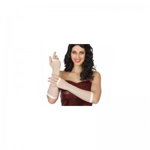 GUANTES REJILLA BLANCOS 34509