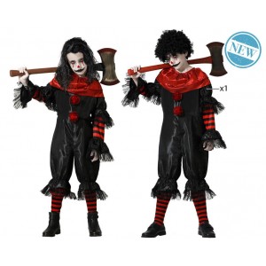 DISFRAZ PAYASO NEGRO T-5-6 74474