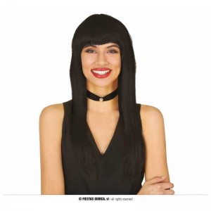 PELUCA MELENA LARGA NEGRA 4460