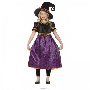 DISFRAZ BRUJA LILA T-7-9 77618