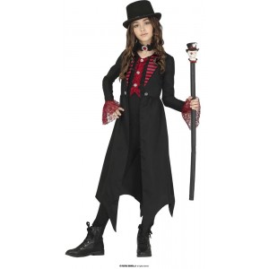 DISFRAZ NIÑA GOTHICA T-5-6 77370
